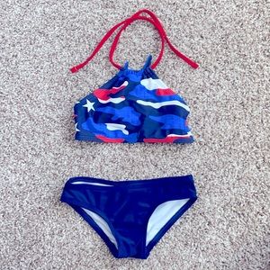 Camo halter bikini